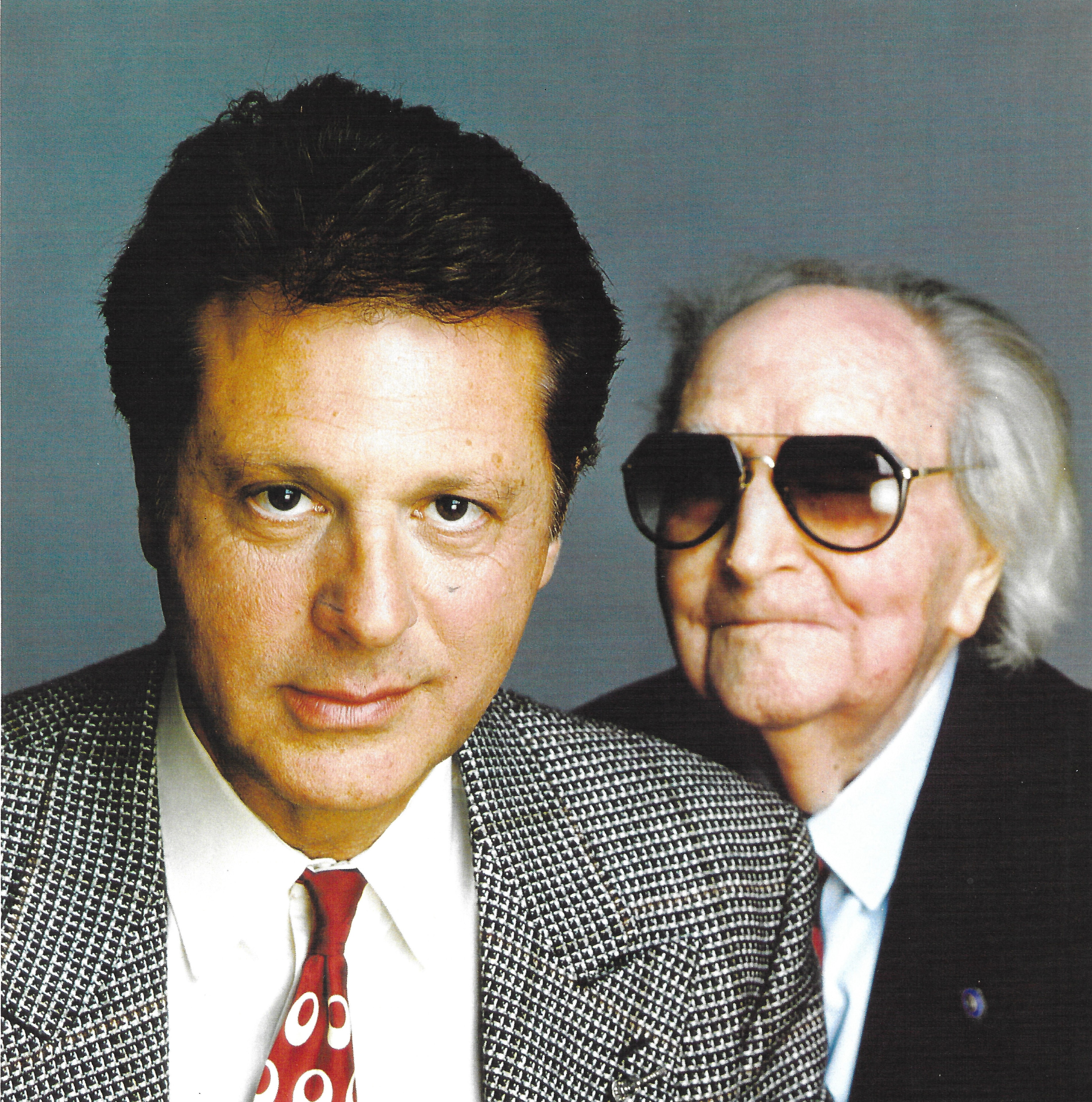 With Joaquin Rodrigo, Madrid, 1997. Photo by Javier Salas