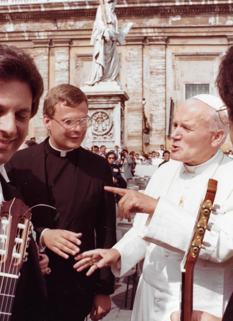 Performance at the Vatican for Pope John Paul II, 1983